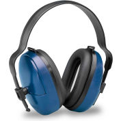 Elvex® ValueMuff™ Casque antibruit, diélectrique, serre-tête, IRB 25 dB, bleu/noir