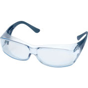 Elvex® OVR-Spec III™ Over the Glasses M-D Safety Glasses, Anti-Fog Blue Lens, qté par paquet : 12