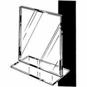 11" W X 7" H acrylique signer support Horizontal - Slantback - claire, qté par paquet : 24