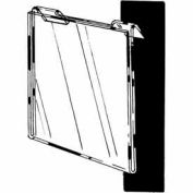 11" W X 7" H acrylique horizontale pour Slatwall/Gridwall - clair, qté par paquet : 24