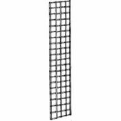 2' W X 4' H - panneau de grille de mur - du fil noir semi-brillant, qté par paquet : 3