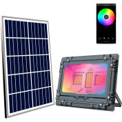 Projecteur® LED RVB intégré à énergie solaire à énergie solaire, 16W, 2100LM