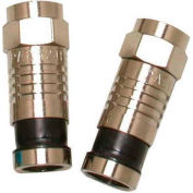 Eclipse Tools 705-001-BK F Connector RG6/U, Black, 100/Pk