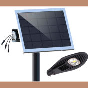 eLEDing® Solar 60W 7500 LM 5000K LED Area Flood Light Smart Function w / Tête Cobra détachable