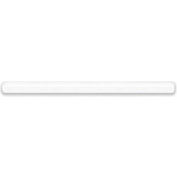 Height Guard Clearance Bar, 7"D x 120"L, White w/No Tape, No Graphics, HTGRD7120WNTNG