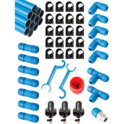 Fastpipe Rapidair F28070, 3/4" Master Kit 90 ft. 3 Outlets