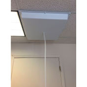 Elima-Draft Commercial Ceiling Tile Leak Diversion Cover 24" x 24" For 1" Drop Ceiling Grid Systems