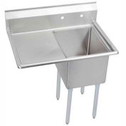 Elkay® E1C16X20-L-18X NSF Sink, 1-Compartment, 16L x 20W Bowl, 12 Deep, 18 Left Drainboard