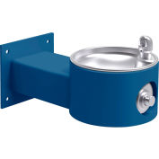 Fontaine à boire Elkay® Outdoor Wall Mount, résistante au gel, bleu