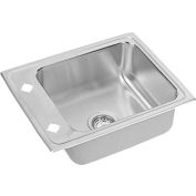 Elkay® DRKAD2217651 Lustertone Classic Stainless Steel Single Bowl Drop-in Classroom ADA Sink