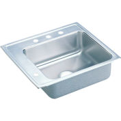 Elkay® DRKAD222055L3 Lustertone Classic Stainless Steel Single Bowl Drop-in Classroom ADA Sink