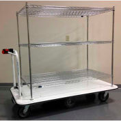 Electro Kinetic Technologies Motorized Stock Cart MCS-1772-243615-54 - 1500 Lb. Cap. - 36"x24"x54"
