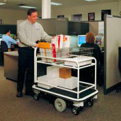 Electro Kinetic Technologies Motorized Mail Room Cart MMC-1772-SMO1 1500 Lb. Cap. with Baskets