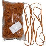 Encore Packaging Large Rubber Bands, 1/4"W x 12" Circumference, Crepe, Approximately 55 Bands