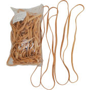 Encore Packaging Large Rubber Bands, 1/4"W x 17" Circumference, Crepe, Approximately 35 Bands