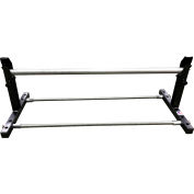Encore Packaging Desk Mount Poly Tubing Dispenser for 48" Rolls, 59-1/2"L x 12-1/2"W x 10"H, Black