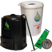 Enviro World EARTH Package - Rain Barrel, Compost Bin, Thermometer, and Turner -EWC-201