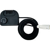 Heatstar Analog Thermostat W/ Cable, 32'L, Black