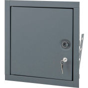 Elmdor Fire Rated, Noninsulated Prime Coat Access Door W/ Cylinder Lock, 16"H x16"W
