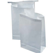 Sacs de mal de l’air W / Wire Tie Closure, 4-1/2 « L x 2-1/2 « P x 28-1/2 « L, 3 Mil, Blanc, 1000 / Pack