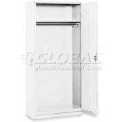 Equipto armoire armoire, 36" W x 18 H « D x 78 », lisse blanc réfléchissant