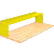 Equipto® aérienne étagère pour banc 226-48-YL, jaune de sécurité