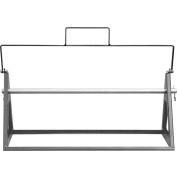 Rack de bobine portable pour 8" Spool, bureau Gray, 25" W x 8 « D x 7-1/2"H