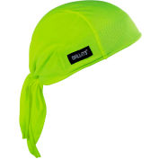 Ergodyne® Chill-Its® 6615 High-Performance Dew Rag, Lime, One Size - Pkg Qty 6