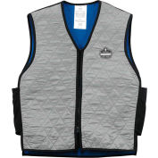 Ergodyne® Chill-Its® 6665 Evaporative Cooling Vest, Gray, XL