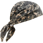 Ergodyne® Chill-Its® 6710CT Evap. Cooling Triangle Hat w/ Built-In Cooling Towel, Camo - Pkg Qty 6