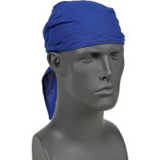 Ergodyne® Chill-Its® 6710 CT EVAP refroidissement Triangle Hat w / serviette de refroidissement intégré, bleu