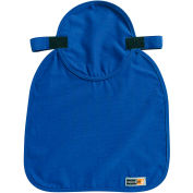 Ergodyne® Chill-Its® 6717FR garniture de casque refroidissement par évaporation avec l’ombre de cou, bleu, qté par paquet : 6