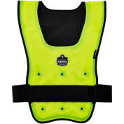 Ergodyne® Chill-Its® 6687 Economy Dry Evaporative Cooling Vest, Lime, S/M, 12683