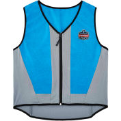 Ergodyne® 6667 Chill-Its® Wet Evaporative Cooling Vest, PVA, Blue, L