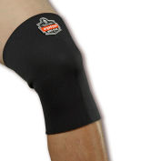 Manchon de genou Ergodyne® 600 monocouche en néoprène, noir, Large