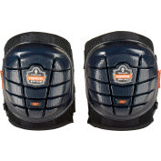 Ergodyne® ProFlex® 357 Lightweight Gel Knee Pads, Short Cap, Black, 18457
