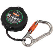 Ergodyne Squids® 3010 Retractable Lanyard With Belt Loop Clip, Black