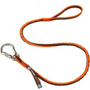 Ergodyne® 3101F(X) Squids® Standard Tool Lanyard Single Carabiner With Loop, Orange/Gray