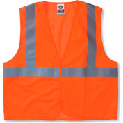 Ergodyne® GloWear® 8205HL Class 2 Super Econo Vest, Orange, 2XL/3XL
