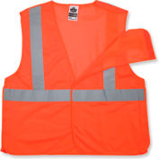 Ergodyne® GloWear® 8215BA Class 2 Econo Breakaway Vest, Orange, S/M