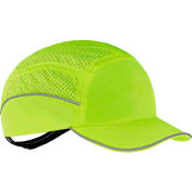 Ergodyne Skullerz® 8955 Lightweight Bump Cap, Short Brim, Lime