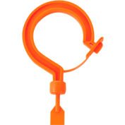 Ergodyne Squids® L 3540 cravate crochet, grand crochet de verrouillage, Orange, ceinture longueur 19,7", qté par paquet : 6