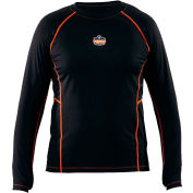 Ergodyne N-Ferno® 6435 thermique Base Layer chemise à manches longues, noir, Medium