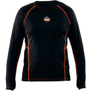 Ergodyne N-Ferno® 6435 thermique Base Layer chemise à manches longues, noir, 2XL