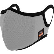 Ergodyne 8802F(x) L/XL Gray Contoured Face Mask with Filter