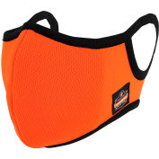 Ergodyne 8802F(x) L/XL Orange Contoured Face Mask with Filter