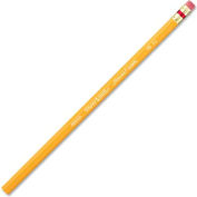Crayon numéro 2 Paper Mate® Mirado Classic avec efface, jaune, douzaine
