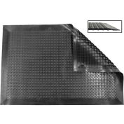 Ergomat® Nitril Smooth Anti Fatigue Mat 1/2 » Épais 3' x 11' Noir