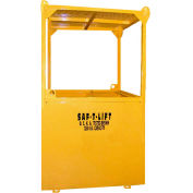 Saf-T-Lift 3' x 3' Steel Personnel Basket 1250lb. Capacity, Hi-Vis Safety Yellow - PB3X3