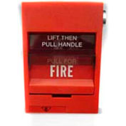 Edwards Signaling, K-276B-1120, Manual Pull Station, Double Action, 1 Stage, Key Reset